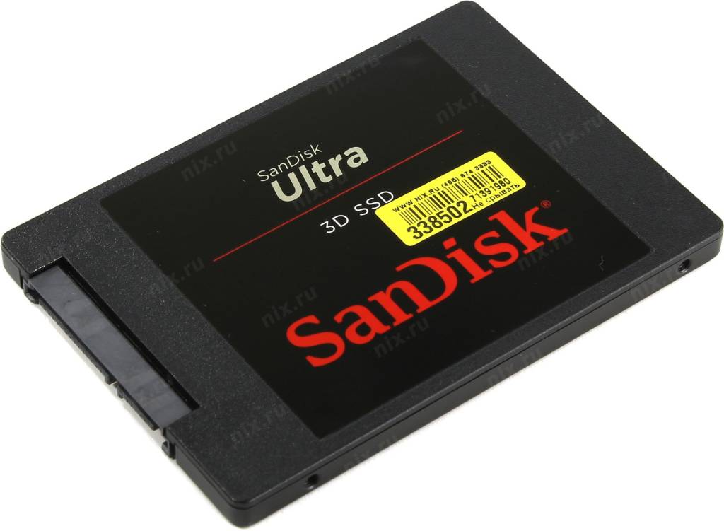   SSD 500 Gb SATA-III SanDisk Ultra 3D [SDSSDH3-500G-G25] 2.5 3D TLC