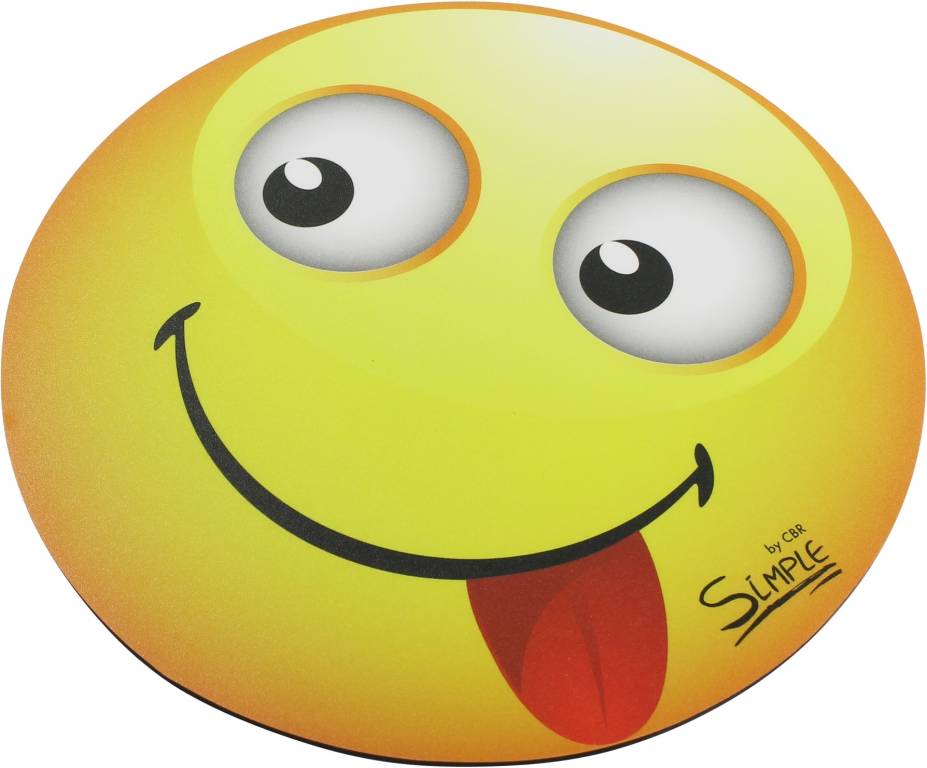 купить Коврик для мыши CBR Simple S9 Smile ( 200x200x3мм)
