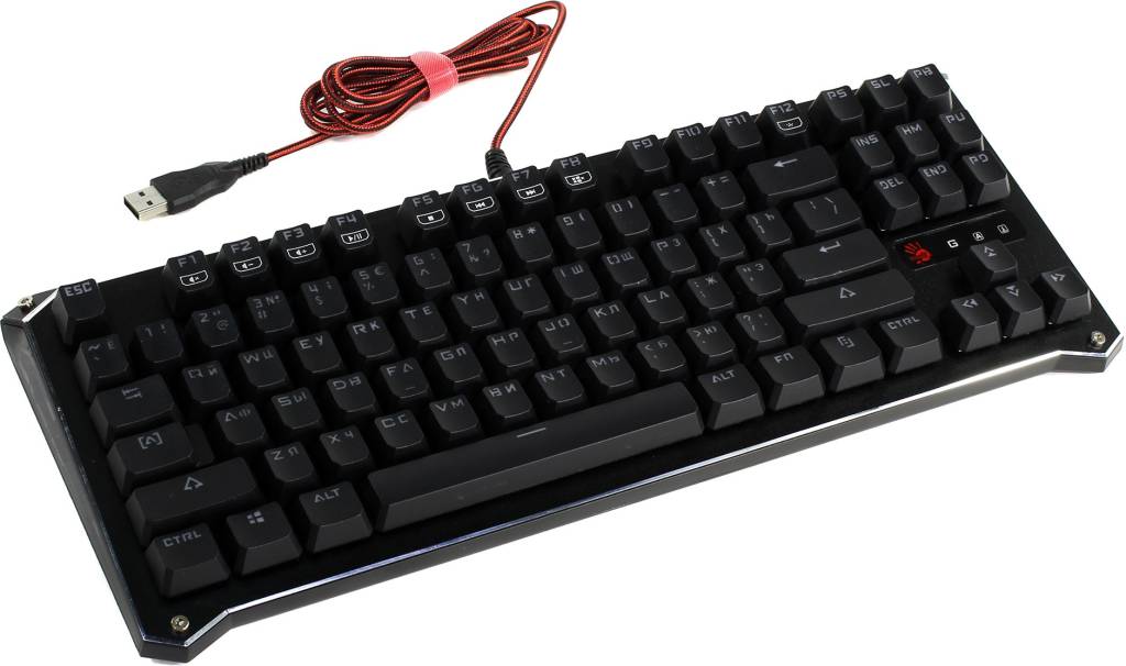 купить Клавиатура USB Bloody игровая B930 [USB] 87КЛ, подсветка клавиш