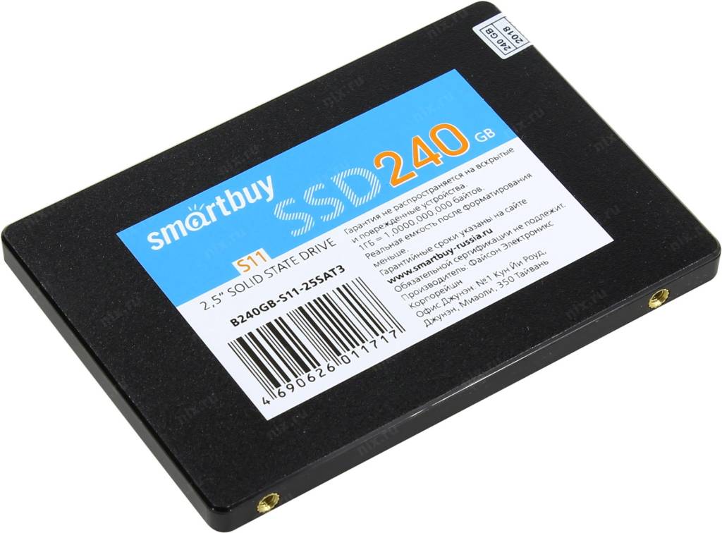   SSD 240 Gb SATA-III SmartBuy S11 [SB240GB-S11-25SAT3] (OEM) 2.5