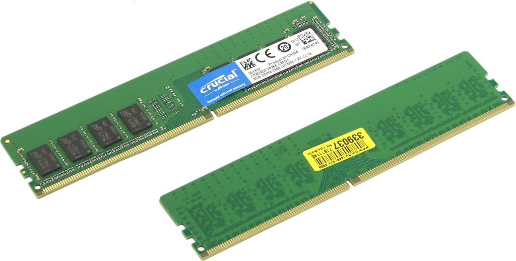    DDR4 DIMM 16Gb PC-21300 Crucial [CT2K8G4DFS8266] KIT 2*8Gb CL19