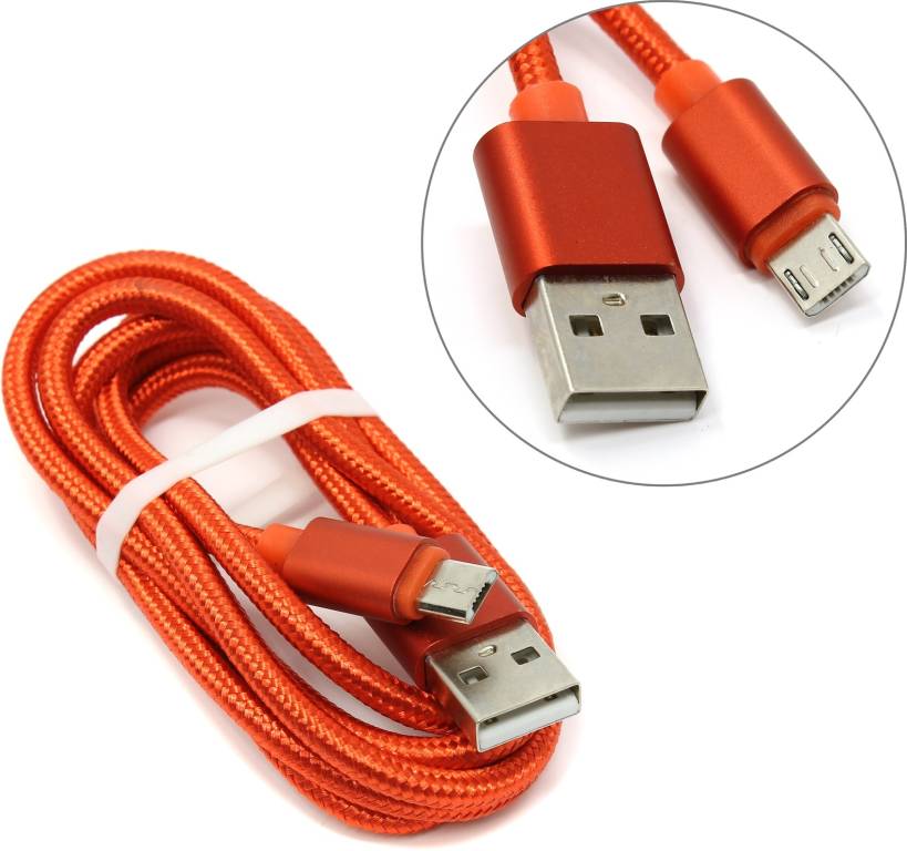   USB 2.0 A-- >micro-B 1.0 Jet.A [JA-DC21 1 Red]