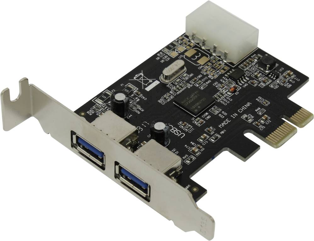   PCI-Ex1 USB3.0, 2 port-ext Espada [EU30AL] (OEM)