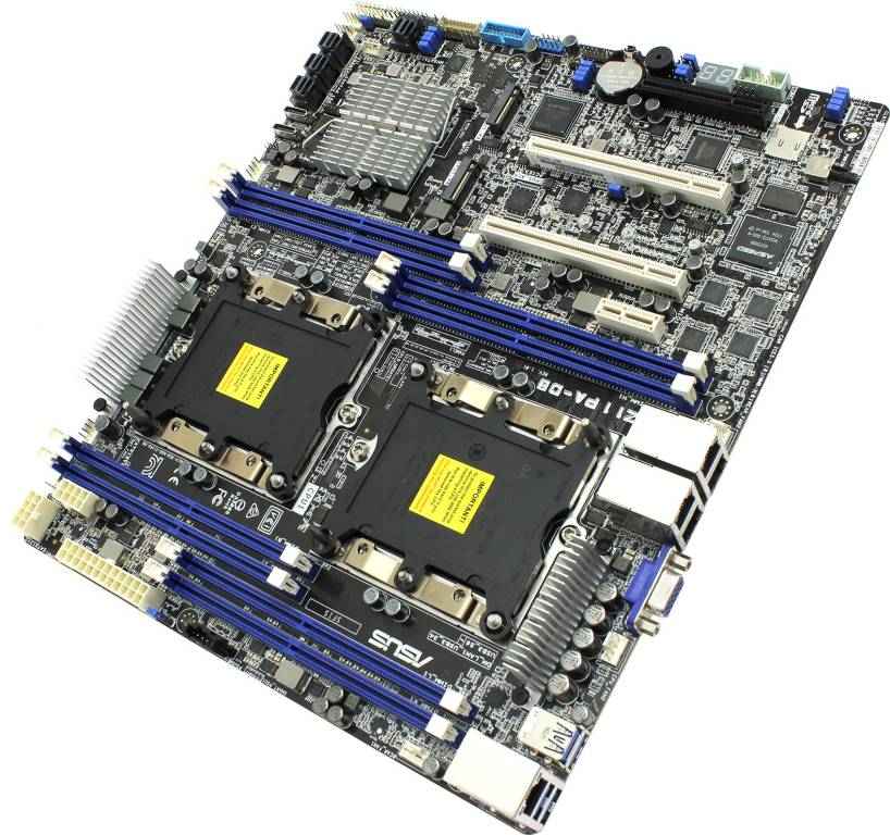    Dual LGA3647 ASUS Z11PA-D8(RTL)[C621]PCI-E SVGA 4xGbLAN SATA RAID E-ATX 8DD
