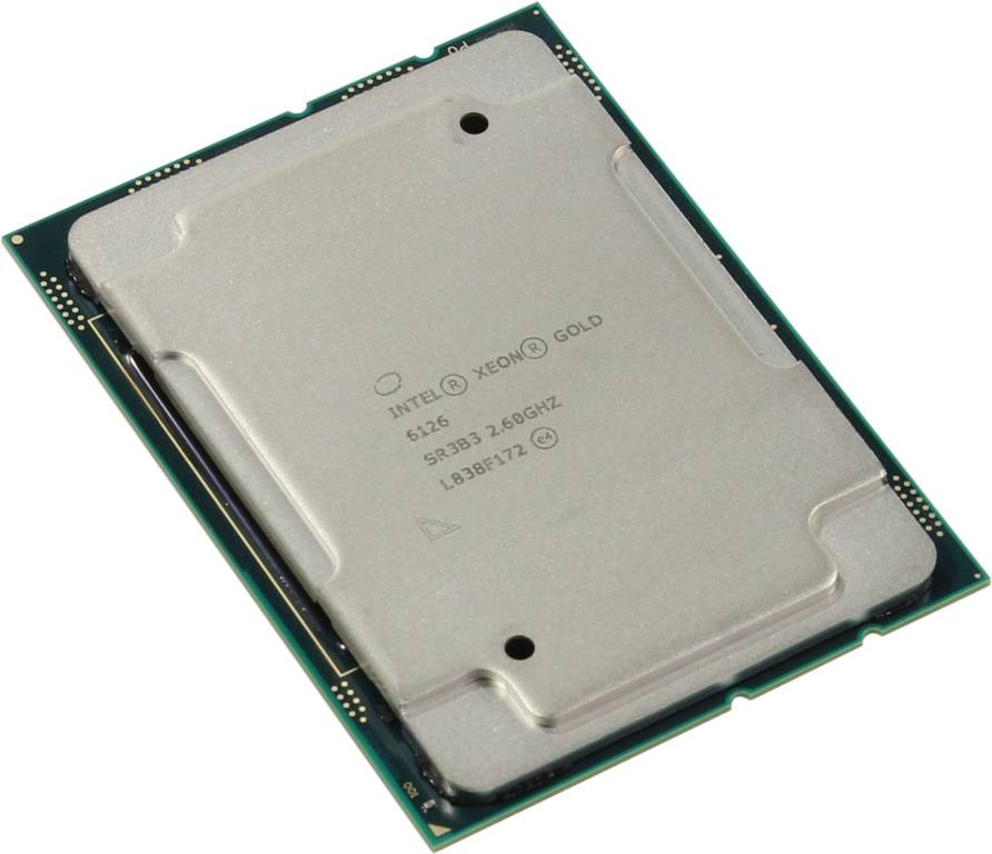  SR3B3 Intel Xeon Gold 6126 (2.60GHz/19.25Mb/12cores) FC-LGA14  CD8067303405900SR3B3