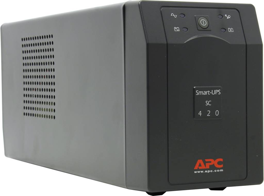 купить UPS   420VA Smart  APC [SC420I] (Источник бесперебойного питания)
