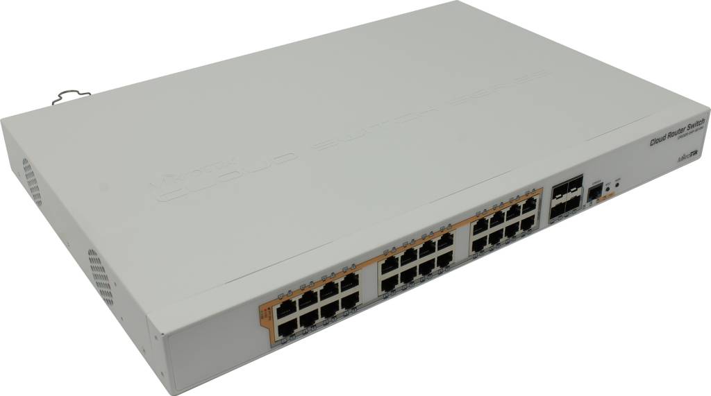   MikroTik[CRS328-24P-4S+RM]Cloud Router Switch(24UTP/WAN PoE 1000Mbps+4SFP+)