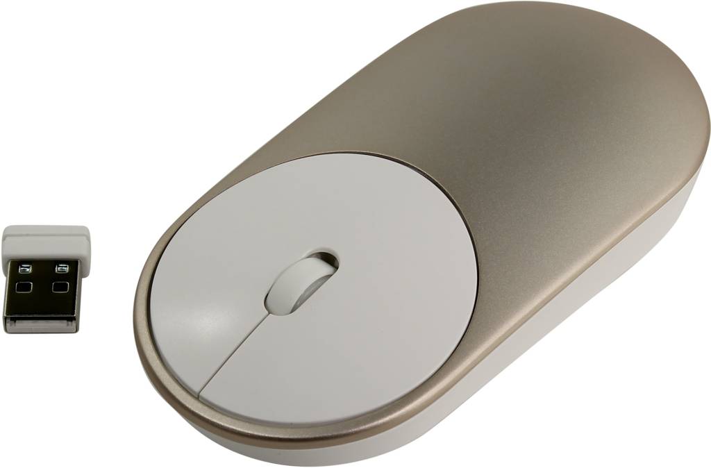   Bluetooth Xiaomi Mi Portable Mouse [XMSB02MW Gold] (RTL) 3.( ), 