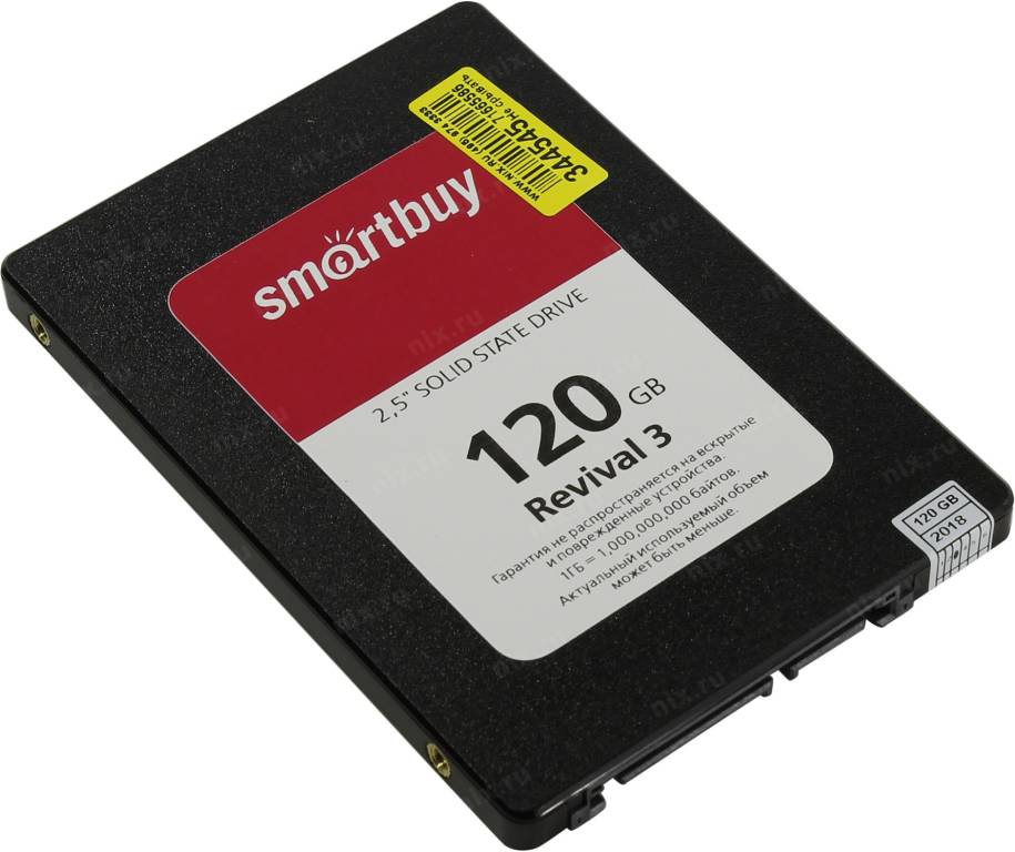  SSD 120 Gb SATA-III SmartBuy Revival 3 [SB120GB-RVVL3-25SAT3] 2.5