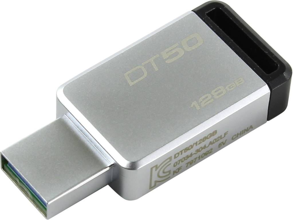   USB3.1 128Gb Kingston DataTraveler 50 [DT50/128GB] (RTL)