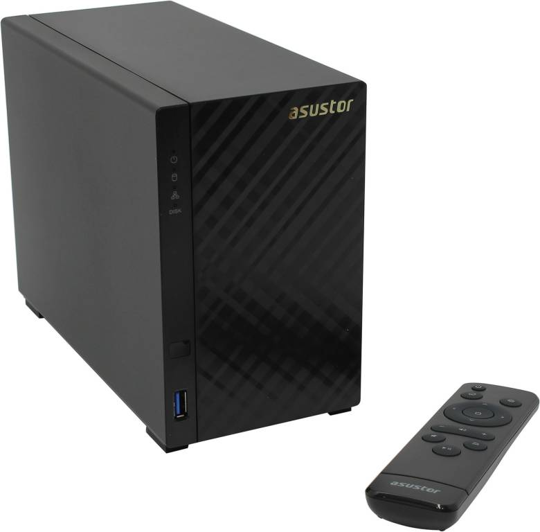     Asustor AS3202T (2x3.5 SATA, RAID 0/1,GbLAN,3xUSB3.0,HDMI,)