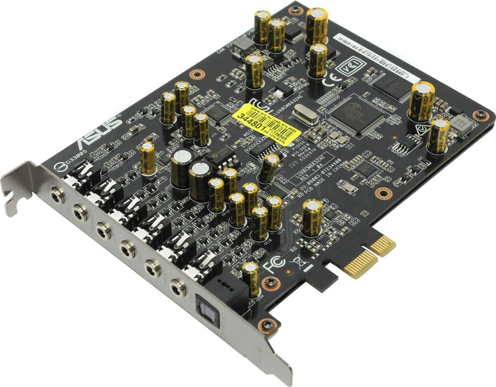    ASUS Xonar AE (RTL) PCI-Ex1 (Analog 1in/5out, S/PDIF out, 24Bit/192kHz)
