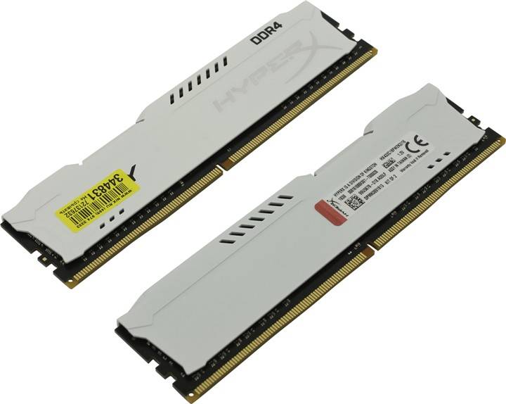    DDR4 DIMM 16Gb PC-25600 Kingston HyperX Fury [HX432C18FW2K2/16] KIT 2*8Gb CL18