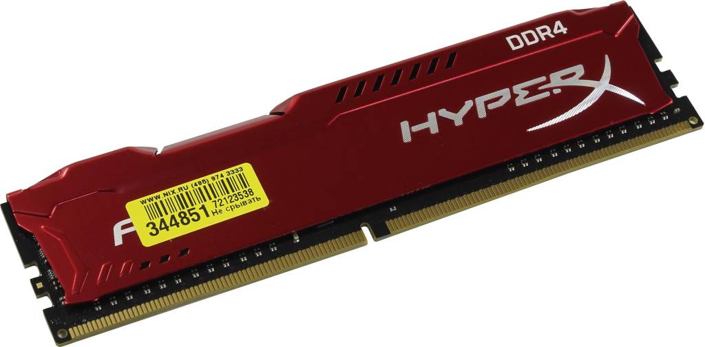    DDR4 DIMM  8Gb PC-23400 Kingston HyperX Fury [HX429C17FR2/8] CL17