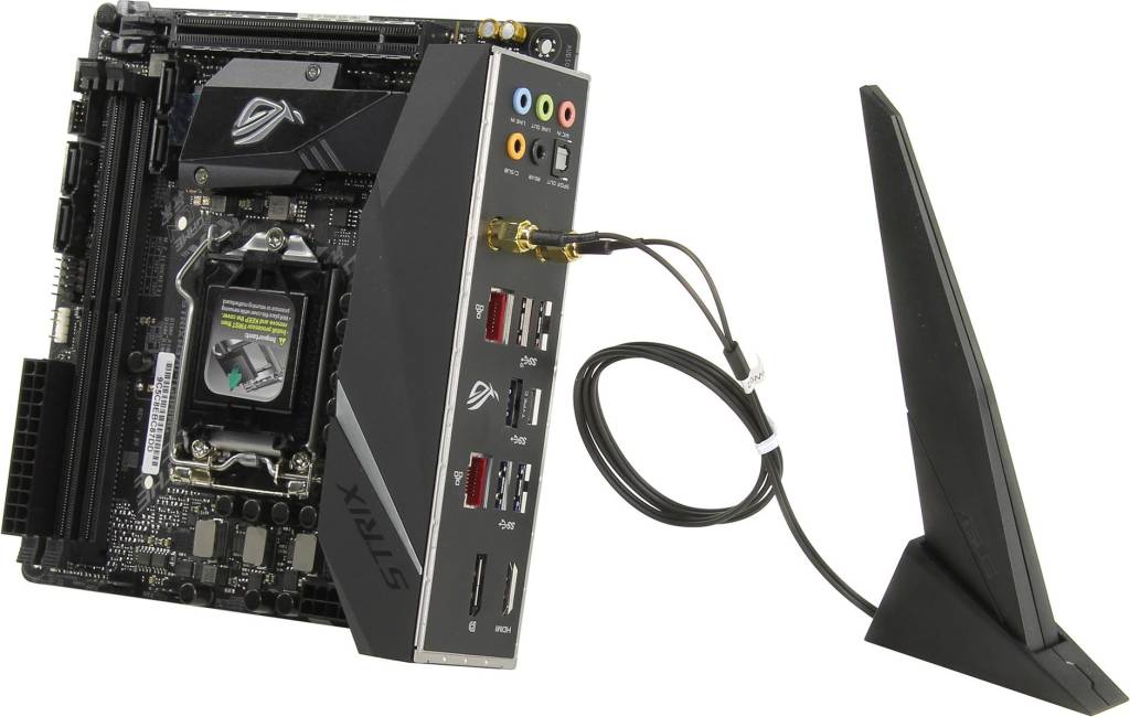    LGA1151 ASUS ROG STRIX H370-I GAMING(RTL)[H370]PCI-E HDMI+DPGbLAN+WiFi+BT SATA Min