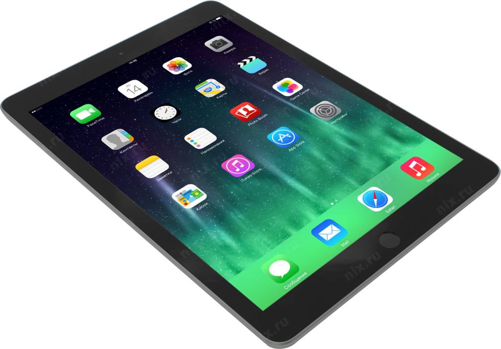   Apple iPad Wi-Fi 32GB [MR7F2RU/A] Space Gray A10/32Gb/WiFi/BT/iOS/9.7Retina/0.469 