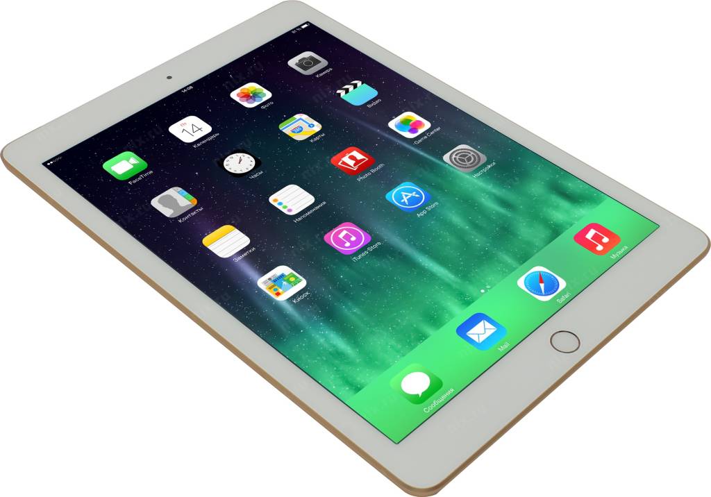   Apple iPad Wi-Fi Cellular 128GB[MRM22RU/A]Gold A10/128Gb/WiFi/BT/4G/GPS/iOS/9.7Retina/0.478