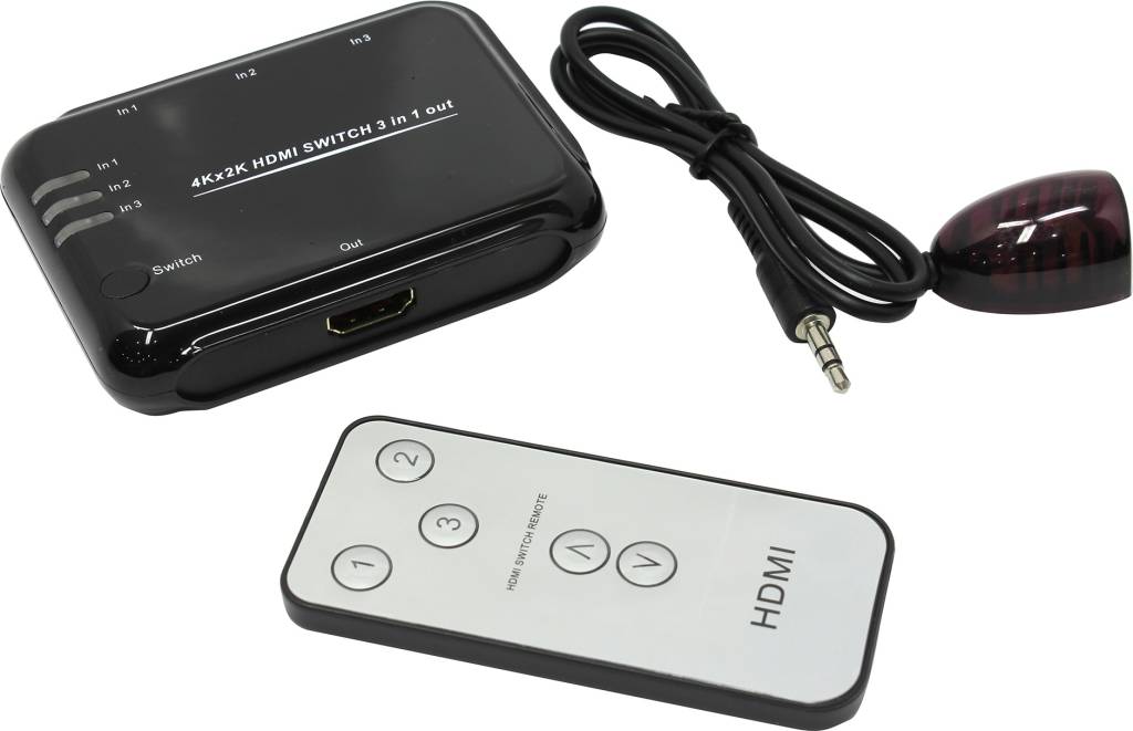   Greenconnect [GL-vTC05] 3-port HDMI Switch (3in - > 1out, )