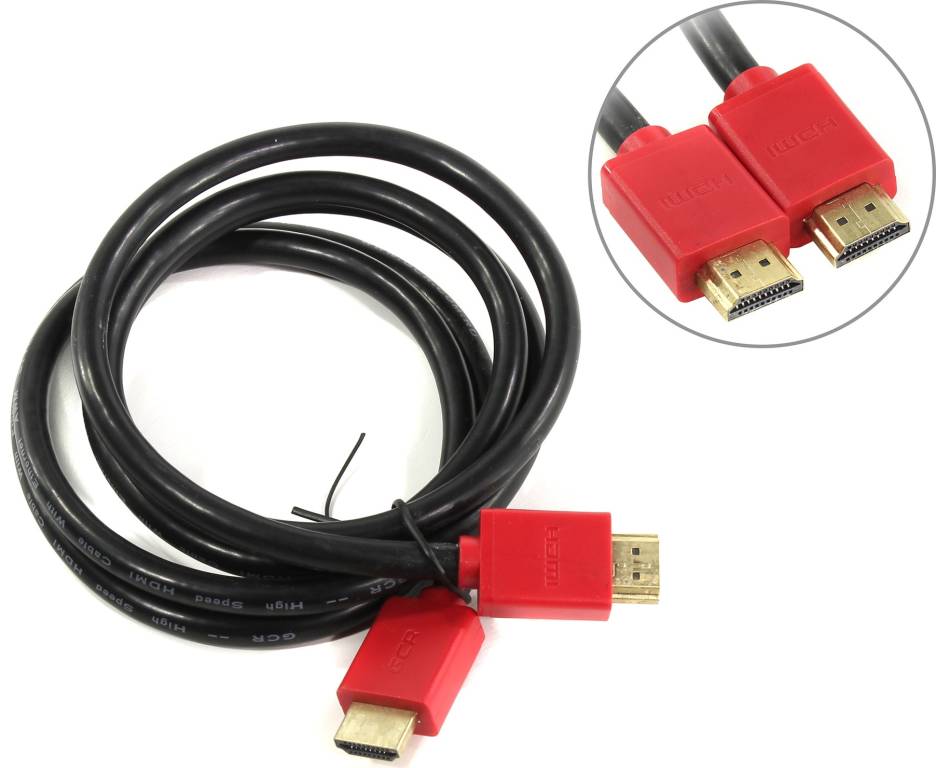 купить Кабель HDMI to HDMI (19M -19M)  1.5м v2.0 Greenconnect [GCR-HM451-1.5m]
