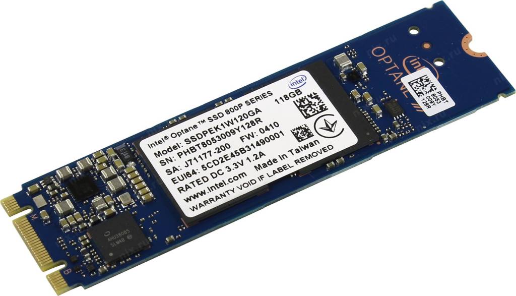   SSD 118 Gb M.2 2280 B&M Intel Optane 800P Series [SSDPEK1W120GA01]