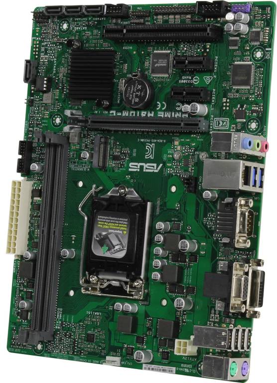    LGA1151 ASUS PRIME H310M-C (RTL) [H310] PCI-E Dsub+DVI GbLAN SATA MicroATX 2DDR4