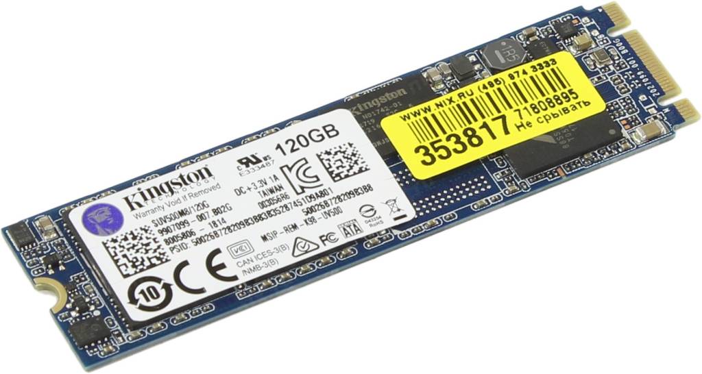   SSD 120 Gb M.2 2280 B&M Kingston [SUV500M8/120G] MLC