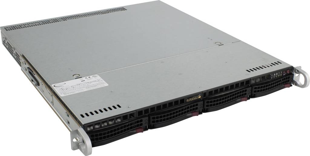  SuperMicro 1U 5019P-M(LGA3647,C621,PCI-E,SVGA,SATA RAID,4xHS SATA,2xGbLAN,4DDR4 350W)
