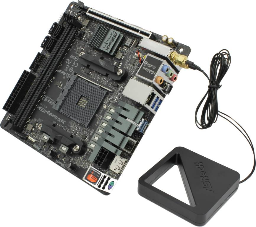    SocAM4 ASRock X470 GAMING-ITX/AC(RTL)[X470]3xPCI-E HDMI+DP GbLAN+WiFi+BT SATA