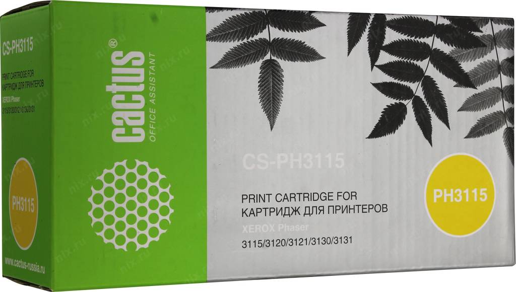  - CS-PH3115 109R00725 Black (Cactus)(3000) Xerox Ph3115/3120/3121/3130/3131/3132