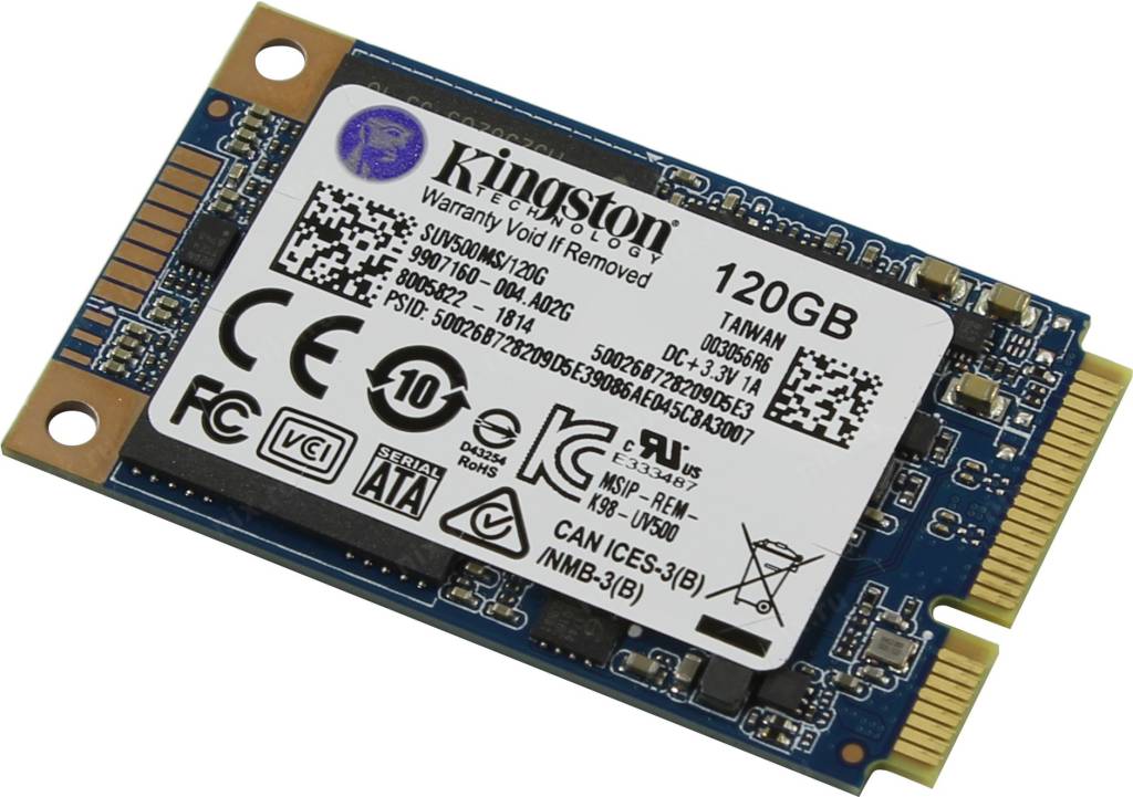   SSD 120 Gb mSATA Kingston UV500 [SUV500MS/120G]