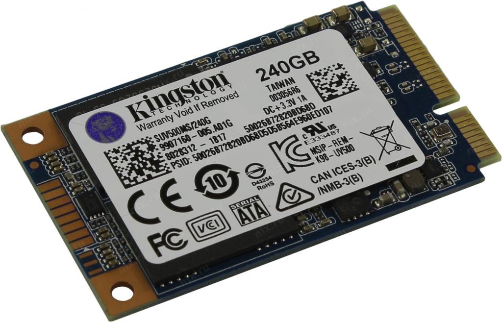   SSD 240 Gb mSATA Kingston UV500 [SUV500MS/240G] 3D TLC