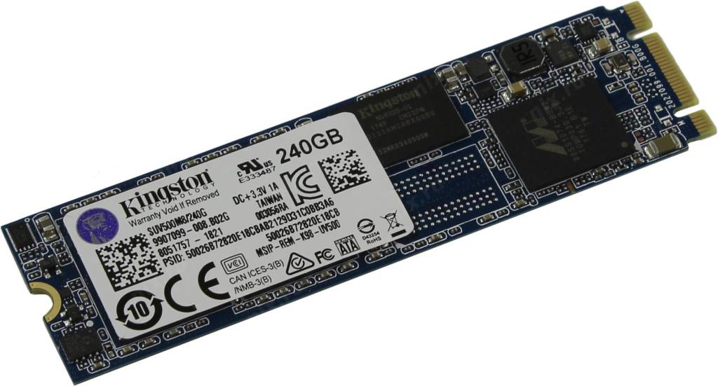   SSD 240 Gb M.2 2280 B&M Kingston UV500 [SUV500M8/240G] 3D TLC