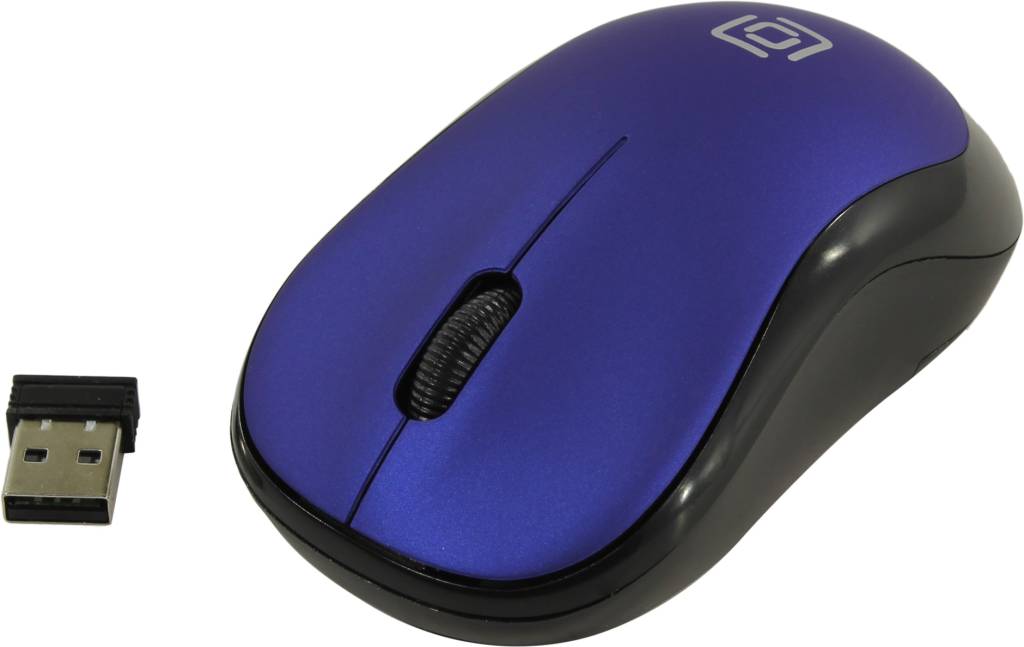   USB OKLICK Wireless Optical Mouse [655MW] [Black&Blue] (RTL)USB  3.( ) [1025122]