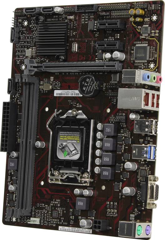    LGA1151 ASUS EX-H110M-V (RTL) [H110] PCI-E Dsub GbLAN SATA MicroATX 2DDR4