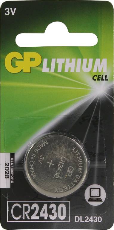  .  GP Lithium Cell CR2430 (Li, 3V)