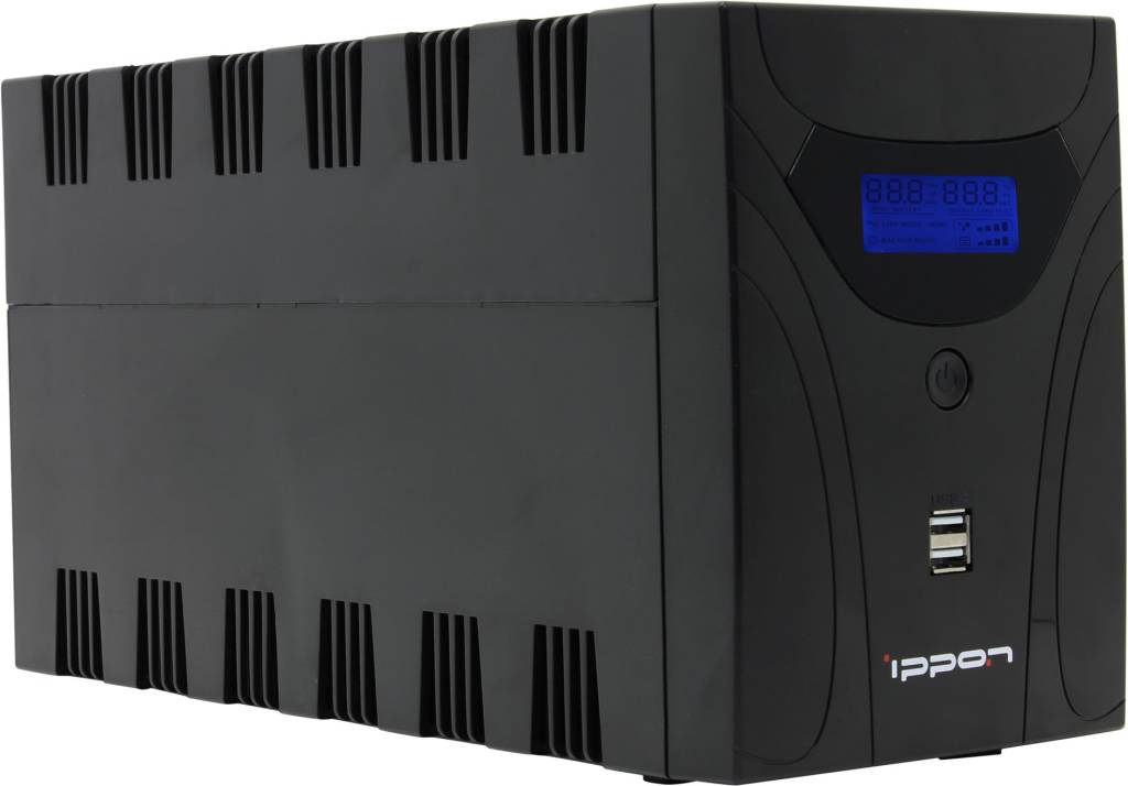  UPS  1600VA Ippon Smart Power Pro II 1600 LCD+ComPort+  /RJ45+USB