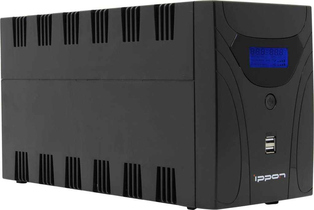  UPS  1600VA Ippon Smart Power Pro II 1600 Euro LCD+  /RJ45+USB