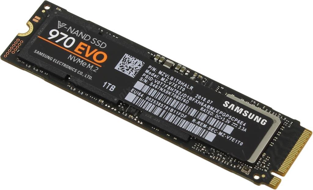  SSD 1 Tb M.2 2280 M Samsung 970 EVO [MZ-V7E1T0BW] (RTL)