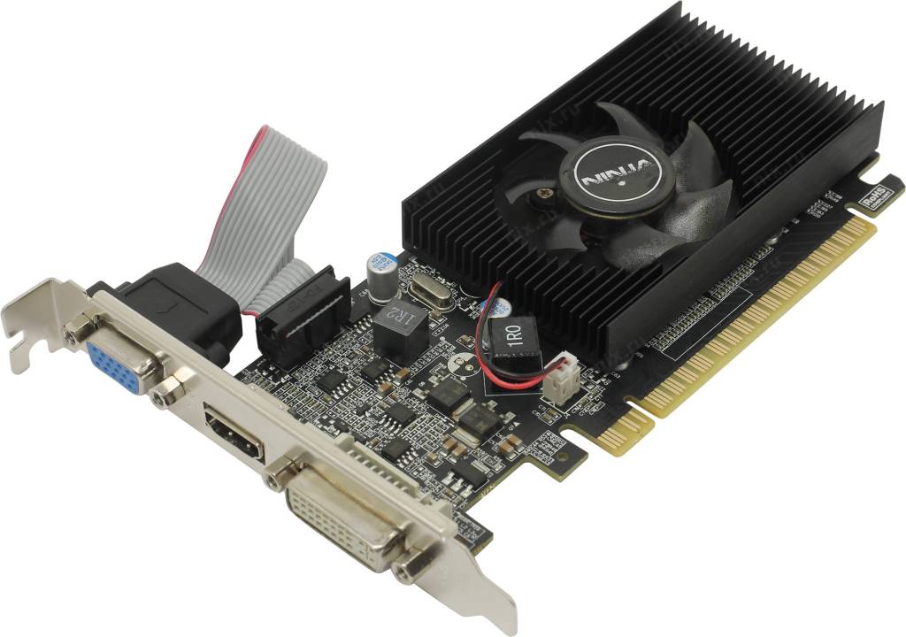 купить Видеоадаптер PCI-E 1Gb DDR3 GeForce GT210 (RTL) D-Sub+DVI+HDMI