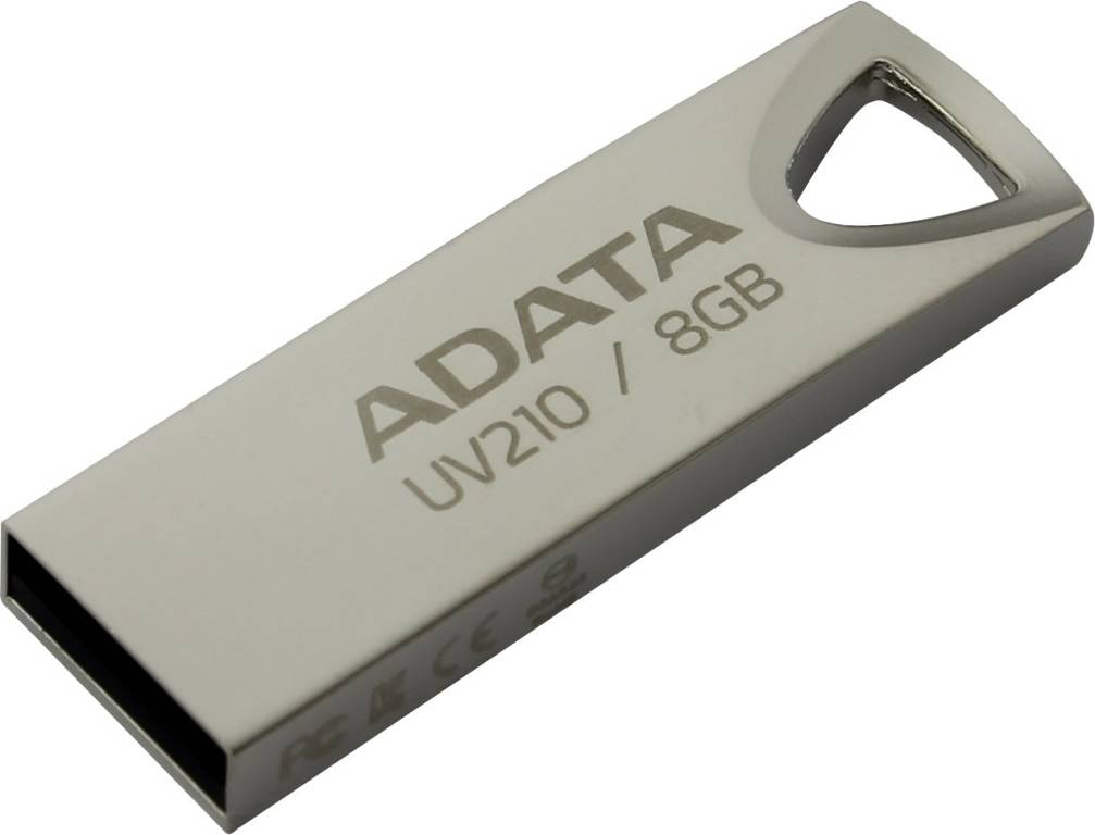   USB2.0  8Gb ADATA UV210 [AUV210-8G-RGD]