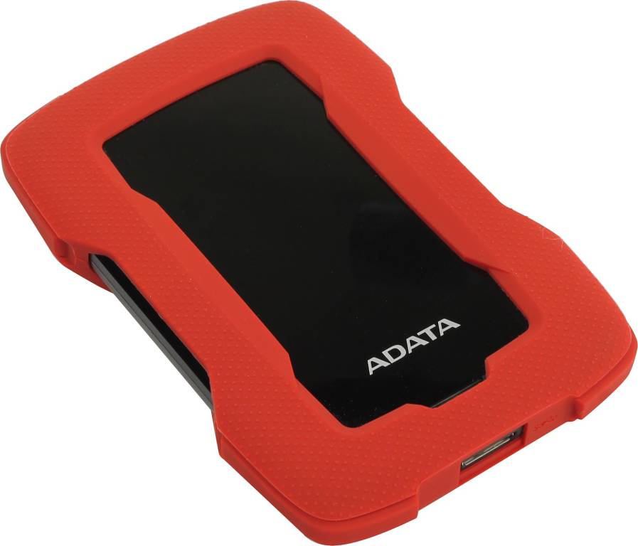    USB3.1 ADATA [AHD330-1TU31-CRD] Durable HD330 Red Portable 2.5 HDD 1Tb EXT (RTL)