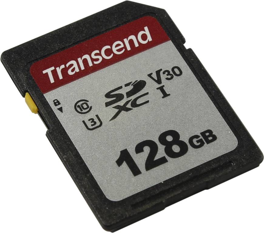    SDXC 128Gb Transcend [TS128GSDC300S] UHS-I U3 Memory Card