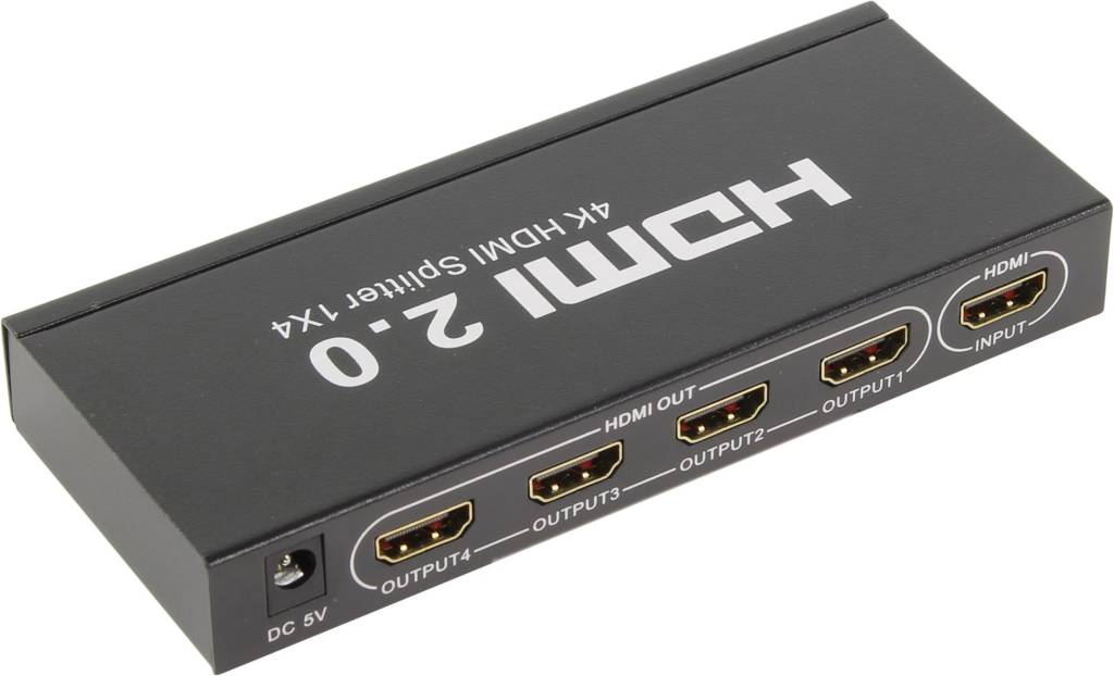   Orient [HSP0104HL-2.0] HDMI Splitter (1in - > 4out, ver2.0)