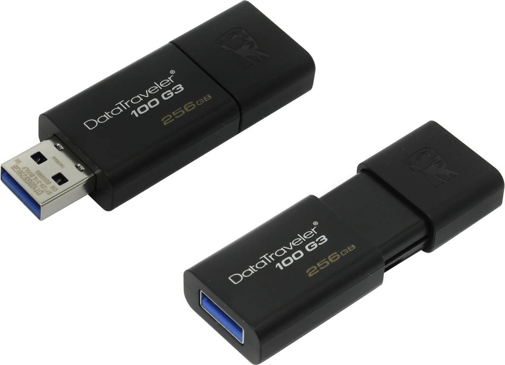   USB3.0 256Gb Kingston DataTraveler 100 G3 [DT100G3/256GB] (RTL)