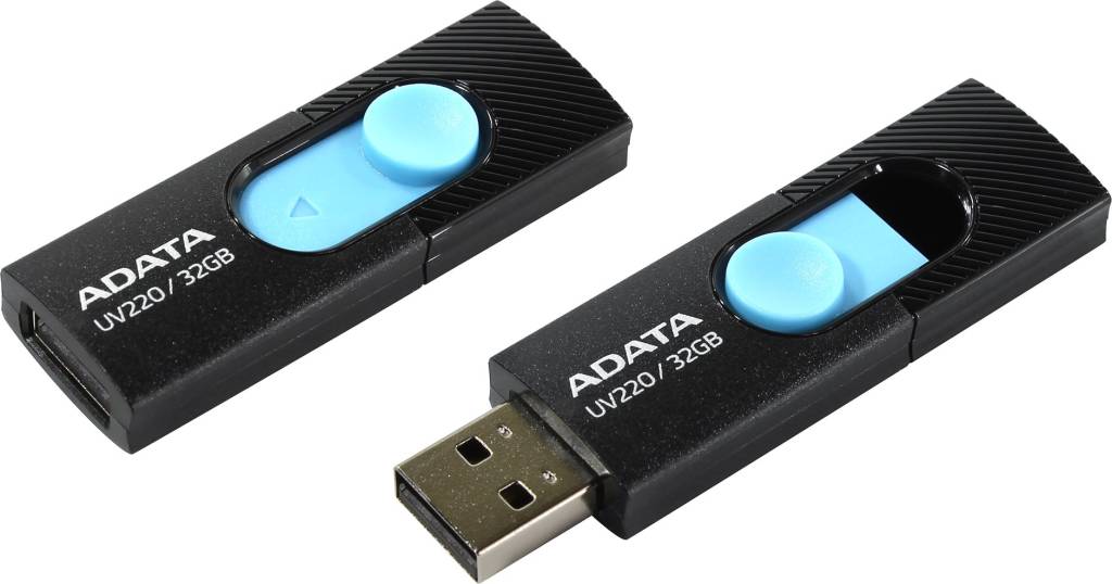   USB2.0 32Gb ADATA UV220 [AUV220-32G-RBKBL]