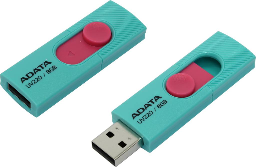   USB2.0  8Gb ADATA UV220 [AUV220-8G-RGNPK]