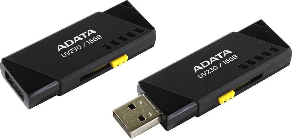   USB2.0 16Gb ADATA UV230 [AUV230-16G-RBK]