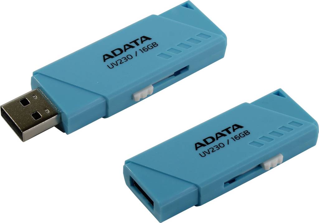   USB2.0 16Gb ADATA UV230 [AUV230-16G-RBL]