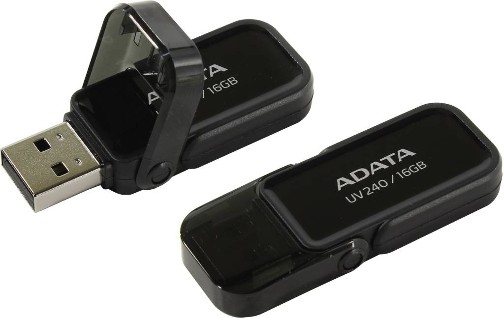   USB2.0 16Gb ADATA UV240 [AUV240-16G-RBK]