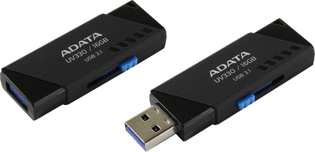   USB2.0 16Gb ADATA UV330 [AUV330-16G-RBK]